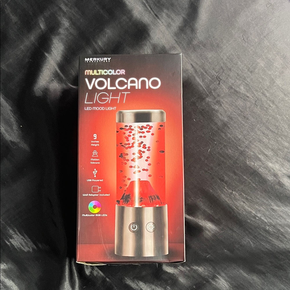 Merkury Multicolor Volcano LED Mood Light